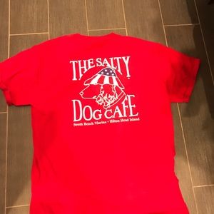 The Salty Dog Cafe Red T Shirt